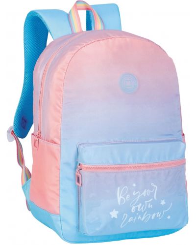 Školski ruksak Marshmallow Rainbow - Ružičasti, s 1 pretincem - 2