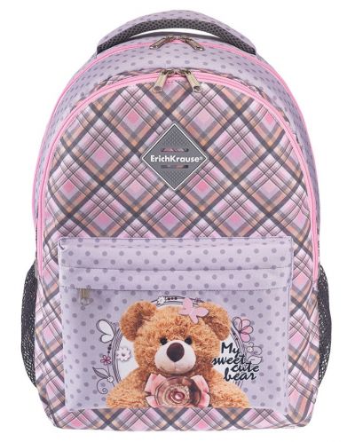 Školski ruksak Erich Krause EasyLine - Teddy Bear, 2 pretinca, 20 l - 2