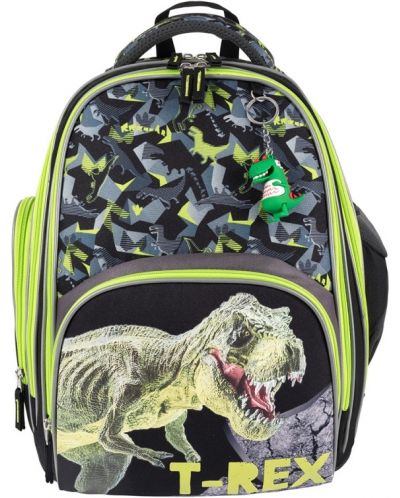 Ergonomski školski ruksak Bambino Premium T-Rex - S 2 pretinca - 3