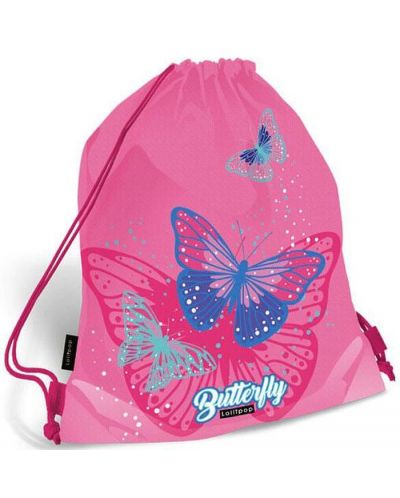 Školska sportska torba Lizzy Card Pink Butterfly - 1