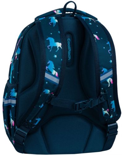 Studentski svjetleći LED ruksak Cool Pack Jimmy - Blue Unicorn - 3