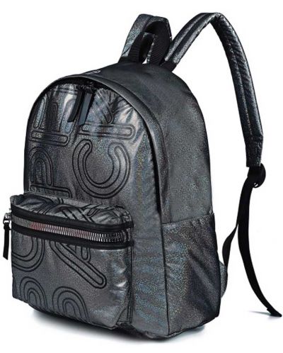 Školski ruksak S. Cool Super Pack - Metallic Black, s 1 pretincem - 2
