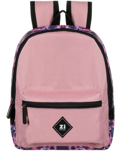 Školski ruksak s cvjetnim motivima Zizito - Zi, ružičasti - 1