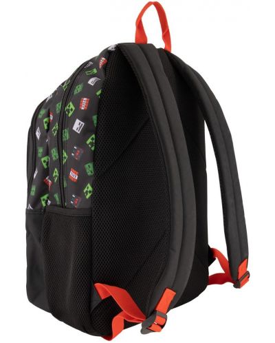 Školski ruksak Graffiti Minecraft - Black, s 3 pretinca - 5