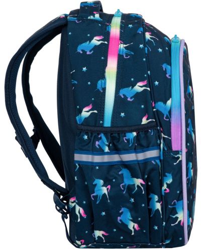 Studentski svjetleći LED ruksak Cool Pack Jimmy - Blue Unicorn - 2