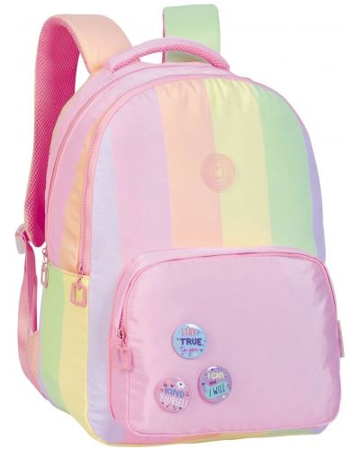 Školski ruksak Marshmallow Playground - Ružičasti, s 2 pretinca - 2