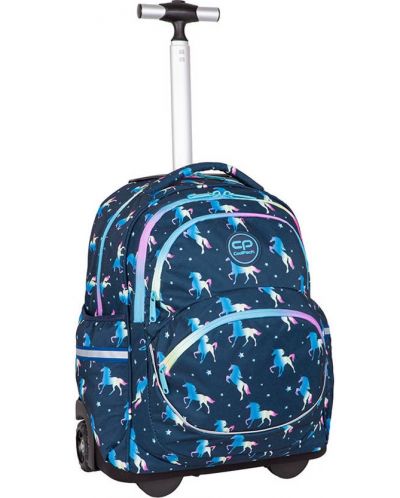 Školski ruksak na kotače Cool Pack Starr - Blue Unicorn, 27 l - 1