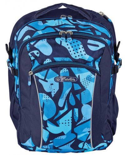 Školski ruksak Herlitz Ultimate - Camo Blue - 1
