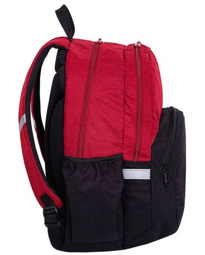 Školski ruksak Cool Pack Rider - Crveni i crni, 27 l - 2