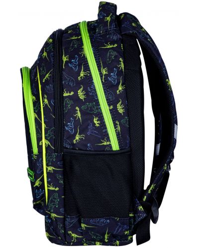 Školski ruksak Astra - Tyrannosaurus, s neonskim efektom, 20 l - 3