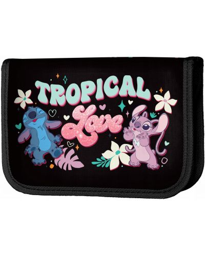 Školska pernica Paso Stitch - Tropical Love, s 1 zatvaračem - 1