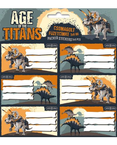 Školske naljepnice Ars Una Age of the Titans - 18 komada - 1