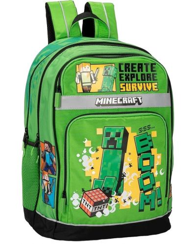 Školski ruksak Minecraft Jolly pretinca