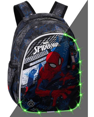 Školski svijetleći LED ruksak Cool Pack Jimmy - Spider-Man - 2