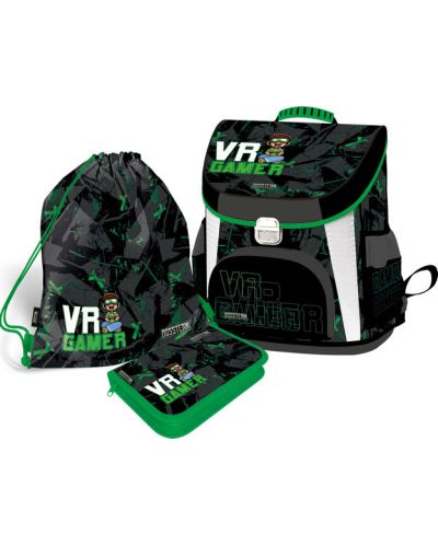 Školski set Lizzy Card VR Gamer - Ruksak, sportska torba i pernica - 1