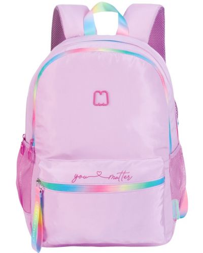 Školski ruksak Marshmallow Fantasy - Ljubičasti, s 2 pretinca - 1