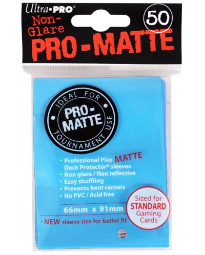 Ultra Pro Card Protector Pack - Standard Size - svijetloplavi, mat - 1