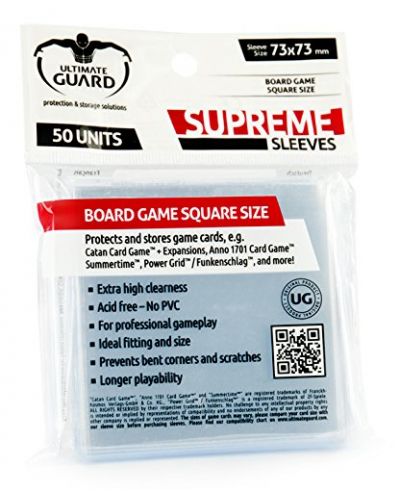 Štitnici za kartice Ultimate Guard - Square, 50 kom. - 1