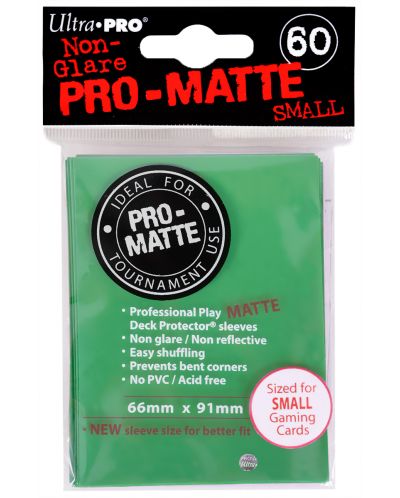 Ultra Pro Card Protector Pack - Small Size (Yu-Gi-Oh!) Pro-matte - Zelene 60 kom. - 1