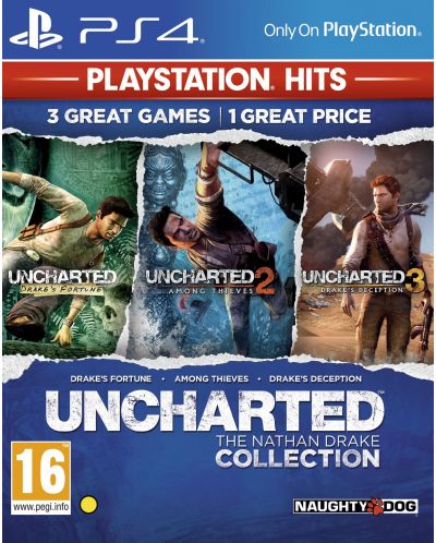 Uncharted: The Nathan Drake Collection - Paket od 3 igre (PS4) - 1