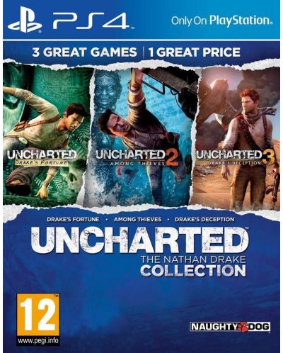 Uncharted: The Nathan Drake Collection - Paket od 3 igre (PS4) - 3