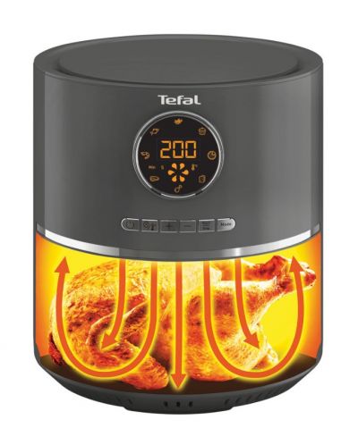 Aparat za zdravo kuhanje Tefal - Ultra Fry Digital EY111B15, 1400W, sivi - 3