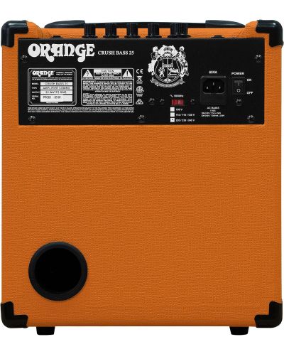 Pojačalo za gitaru Orange - Crush Bass 25 Combo 1x8'', narančasto - 3