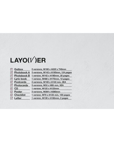 V (BTS) - Layover, Blue Edition (CD Box) - 4