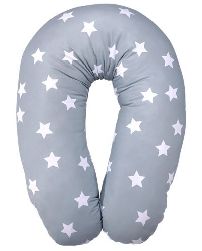 Jastuk za dojenje Lorelli - Zvijezde, 190 cm, Blue Grey Mist - 1