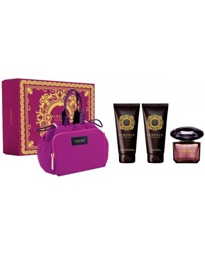 Versace Poklon set Crystal Noir, s torbicom, 3 dijela - 1