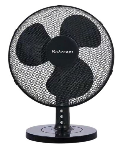 Ventilator Rohnson - R-8371, 3 brzine, 40 cm, crni - 1