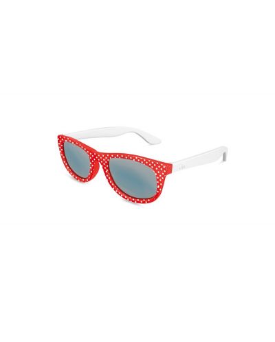 Sunčane naočale Visiomed - Miami Kids, 4-8 godina, crvene s bijelim točkicama - 1