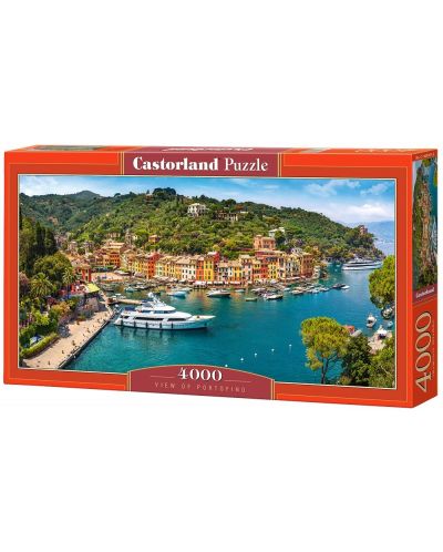 Panoramska zagonetka Castorland od 4000 dijelova - Pogled na Portofino, Italija - 1