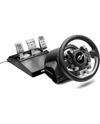 Volan s pedalima Thrustmaster - T-GT II EU, za PC/PS5/PS4, crni - 1