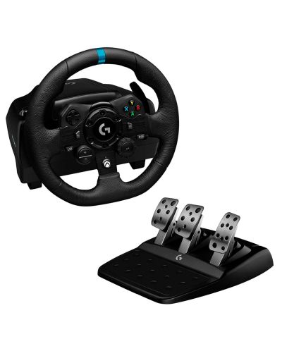 Volan s pedalama Logitech - G923, Xbox/PC/PS4, crni - 1
