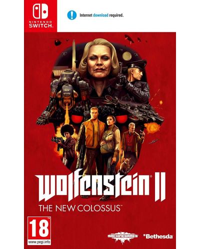 Wolfenstein 2: The New Colossus - Код в кутия (Nintendo Switch) - 1