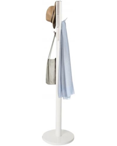 Vješalica za odjeću Umbra - Flapper, 40 x 40 x 168 cm, bijela - 2