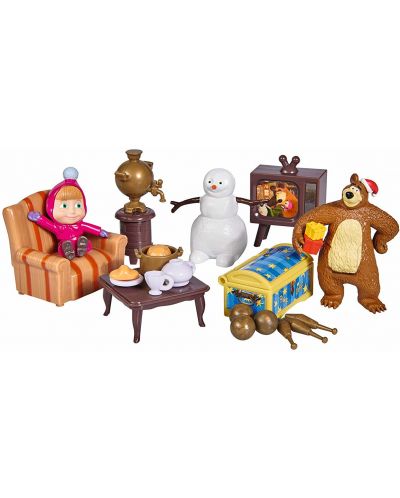Set za igru Simba Toys Maša i medvjed - medvjedova zimska kuća - 4