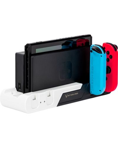 Stanica za punjenje SteelDigi - Red Condor, crno/bijela (Nintendo Switch/OLED) - 3