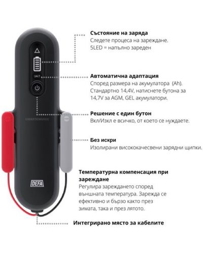 Punjač i uređaj za podršku Defa - SmartCharge, 4A, 12V, 230V  - 3