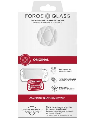 Zaštitno staklo Nacon - Force Glass Screen Protector Kit - 1