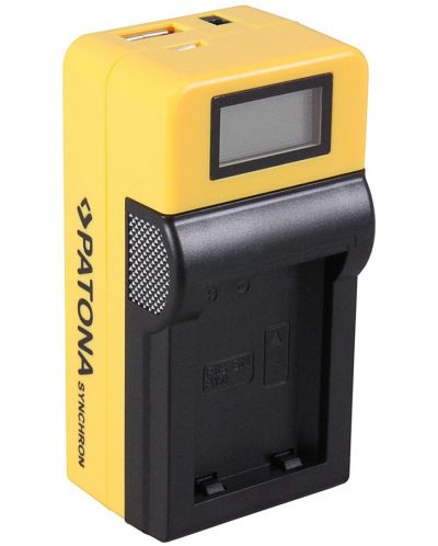 Punjač Patona - za bateriju Sony NP-FW50, LCD, žuti - 2