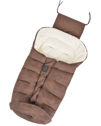 Zimska vreća za spavanje za kolica Cangaroo - Fluffy, smeđa - 2