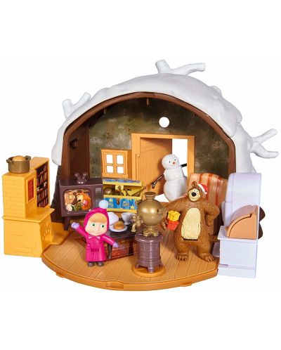 Set za igru Simba Toys Maša i medvjed - medvjedova zimska kuća - 1