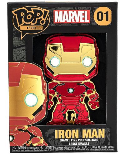 Bedž Funko POP! Marvel: Avengers - Iron Man #01 - 3