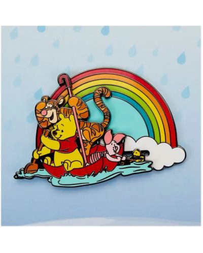 Bedž Loungefly Disney: Winnie the Pooh - Rainy Day (Collector's Box) - 4
