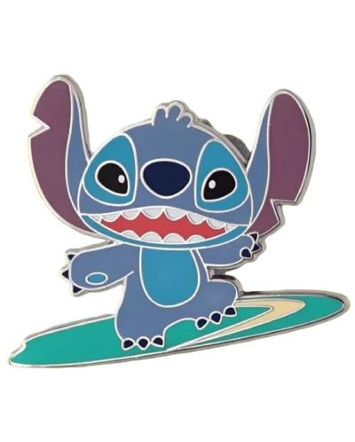 Bedž Monogram Int. Disney: Lilo & Stitch - Surfing Stitch - 1