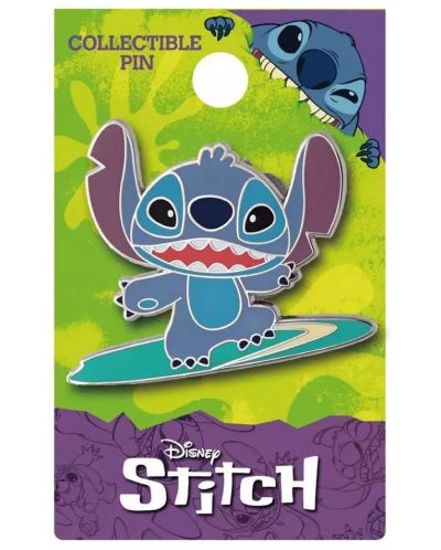 Bedž Monogram Int. Disney: Lilo & Stitch - Surfing Stitch - 2