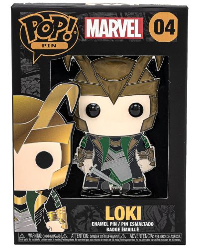 Bedž Funko POP! Marvel: Avengers - Loki #04 - 3