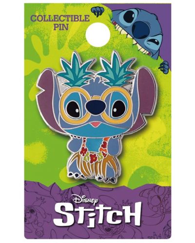 Bedž Monogram Int. Disney: Lilo & Stitch - Luau Stitch - 2